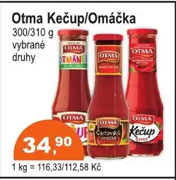 COOP DISKONT OTMA Kečup/Omáčka nabídka