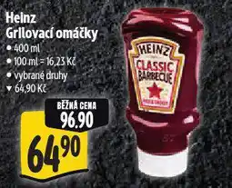 Albert Heinz grilovací omáčky nabídka