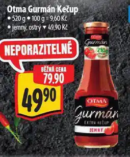 Albert Otma gurmán kečup nabídka