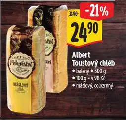Albert Toastový chléb nabídka