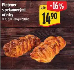 Albert Pletenec s pekanovými ořechy nabídka