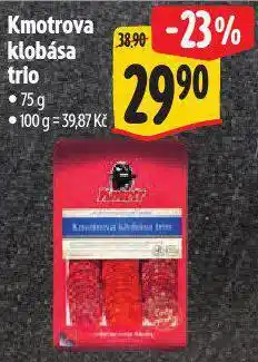 Albert Kmotrova klobása trio nabídka