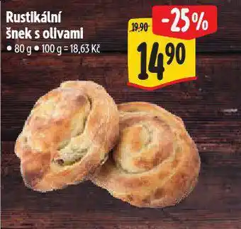 Albert Rustikální šnek s olivami nabídka