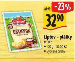 Albert Liptov - plátky nabídka