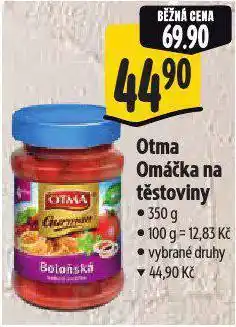 Albert Otma omáčka na těstoviny nabídka