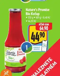 Albert Nature´s promise bio kečup nabídka