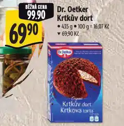 Albert Dr. oetker krtkův dort nabídka
