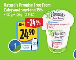 Albert Nature´s promise free form zakysaná smetana 15% nabídka
