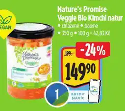 Albert Nature´s promise vegiie bio kimchi natur nabídka