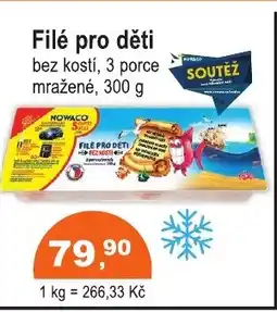 COOP DISKONT NOWACO Filé pro děti nabídka