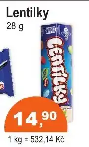 COOP DISKONT Lentilky nabídka
