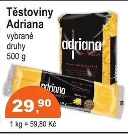 COOP DISKONT Těstoviny Adriana nabídka