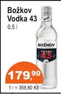 COOP DISKONT Božkov Vodka 43 nabídka