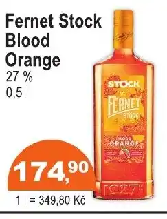 COOP DISKONT Fernet Stock Blood Orange 27% nabídka