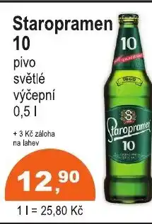 COOP DISKONT Staropramen 10 nabídka