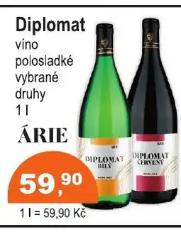COOP DISKONT Diplomat víno nabídka