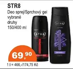 COOP DISKONT STR8 Deo sprej/Sprchový gel nabídka