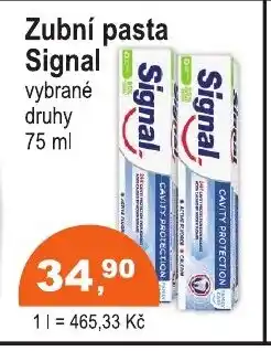 COOP DISKONT Zubní pasta Signal nabídka