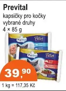 COOP DISKONT Prevital kapsičky pro kočky nabídka