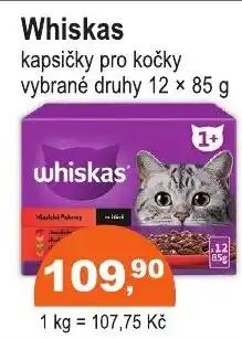 COOP DISKONT Whiskas kapsičky pro kočky nabídka