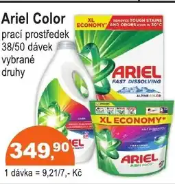 COOP DISKONT Ariel Color prací prostředek nabídka