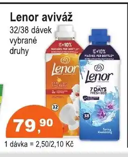 COOP DISKONT Lenor aviváž nabídka