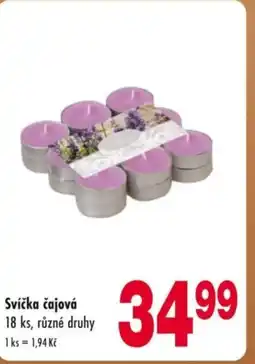 Qanto Svíčka čajová nabídka