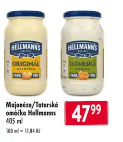 Qanto HELLMANN'S Majonéza/Tatarská omáčka nabídka
