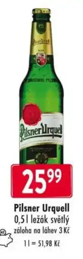 Qanto Pilsner Urquell nabídka