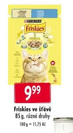 Qanto PURINA Friskies ve šťávě nabídka