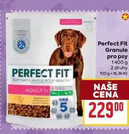 Billa Perfect Fit Granule pro psy 1400 g nabídka