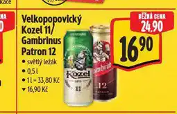 Albert Pivo velkopopovický kozel nabídka