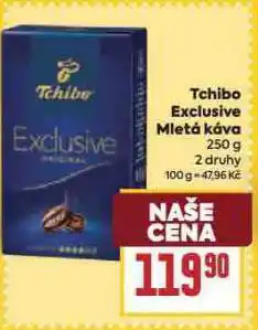 Billa Tchibo exclusive mletá káva nabídka
