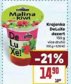 Billa Krajanka deluxe dezert nabídka