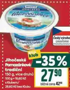 Billa Jihočeské pomazánkové tradiční nabídka
