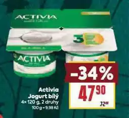 Billa Activia jogurt bílý nabídka