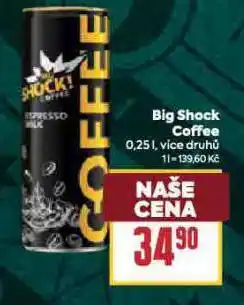 Billa Big shock caffee nabídka