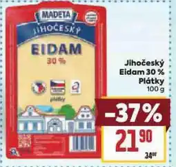 Billa Jihočeský eidam 30% plátky nabídka