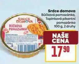 Billa Drdce domova topinková pomazánka nabídka