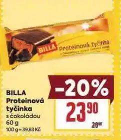 Billa Proteinová tyčinka nabídka