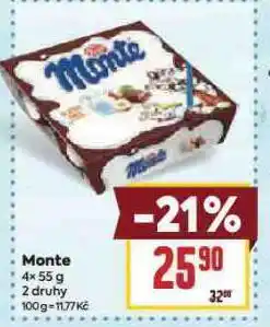 Billa Monte nabídka