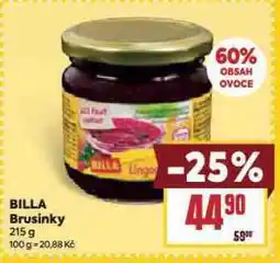 Billa Brusinky nabídka