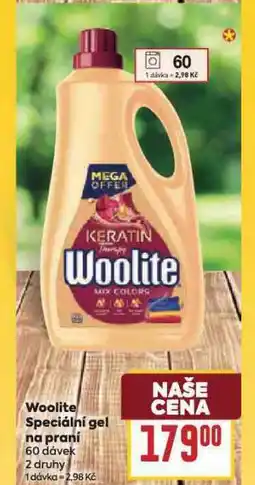 Billa Woolite prací gel na praní nabídka