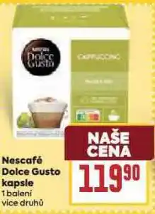 Billa Nescafé dolce gusto kapsle nabídka