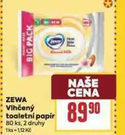 Billa Zewa vlhčený toaletní papír nabídka