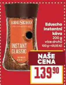 Billa Uduscho instatní káva nabídka