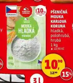 Penny Market PŠENIČNÁ MOUKA KARLOVA KORUNA hladká, 1 kg nabídka