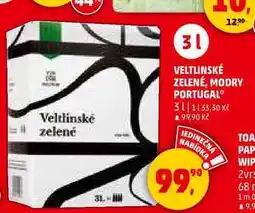 Penny Market VELTLINSKÉ ZELENÉ, MODRY PORTUGAL, 3 l nabídka