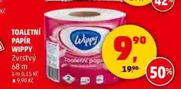 Penny Market TOALETNÍ PAPÍR Wippy 2vrstvý, 68 m nabídka