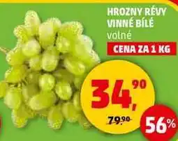 Penny Market HROZNY RÉVY VINNÉ BÍLÉ, 1 kg nabídka
